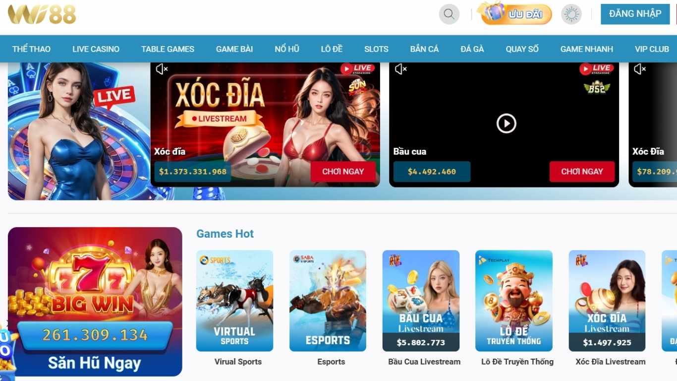 Lý do nên đăng ký và trải nghiệm nhà cái WI88 Lý do nên đăng ký và trải nghiệm nhà cái WI88