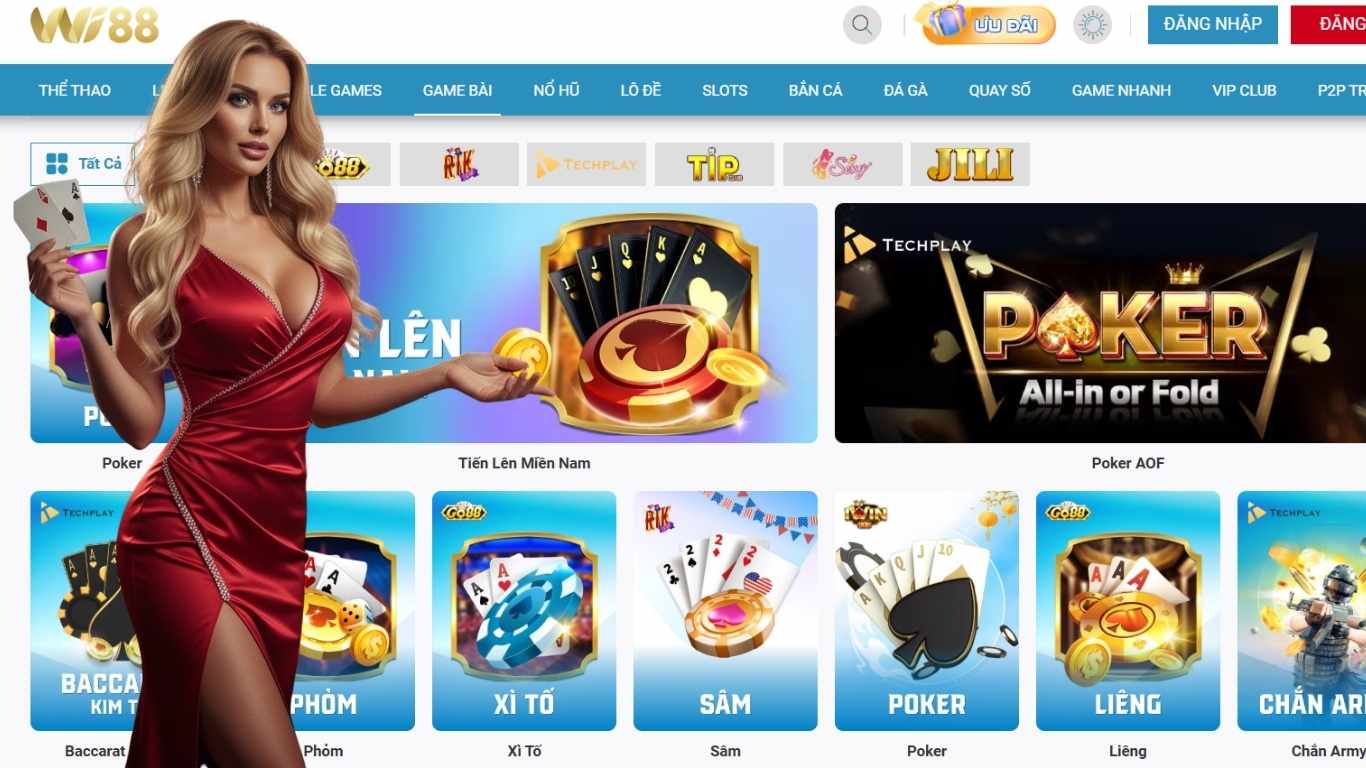 Những dạng game bài WI88 hấp dẫn nhất Những dạng game bài WI88 hấp dẫn nhất